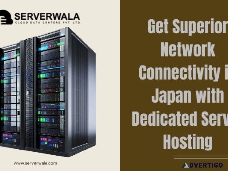 Get superior network connectivity in japan with dedicated server