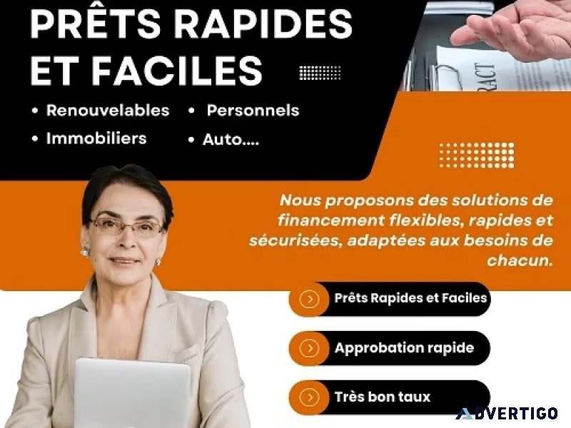 Obtenez un prêts renouvelables rapide avec delcourt finance en b