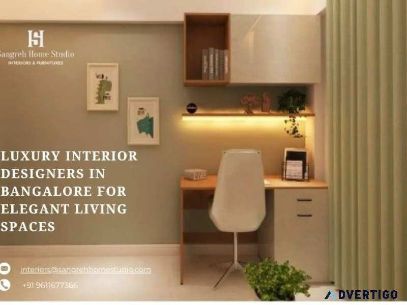 Luxury interior designers in bangalore for elegant living spaces
