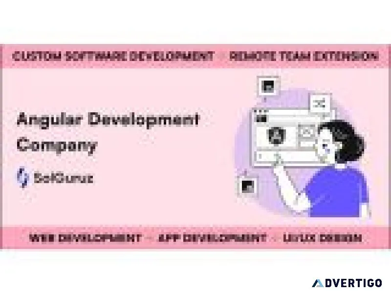 Custom angular development services for scalable web apps