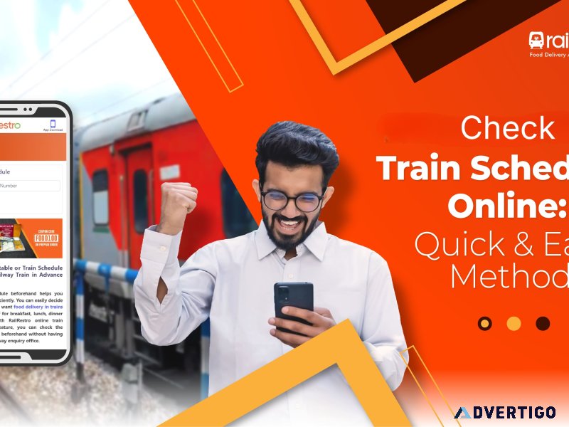 Check train schedule online: quick & easy method