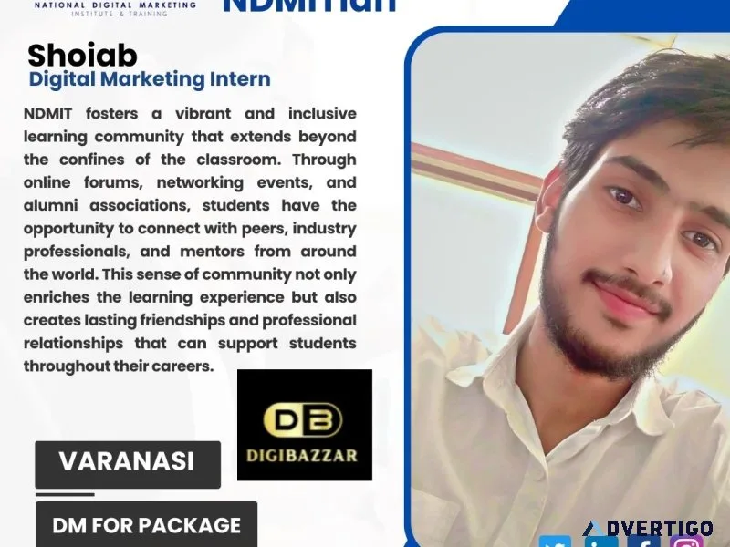 Advance your career with a digital marketing course in varanasi