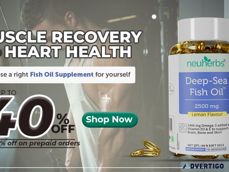 Premium omega-3 fish oil for heart & brain