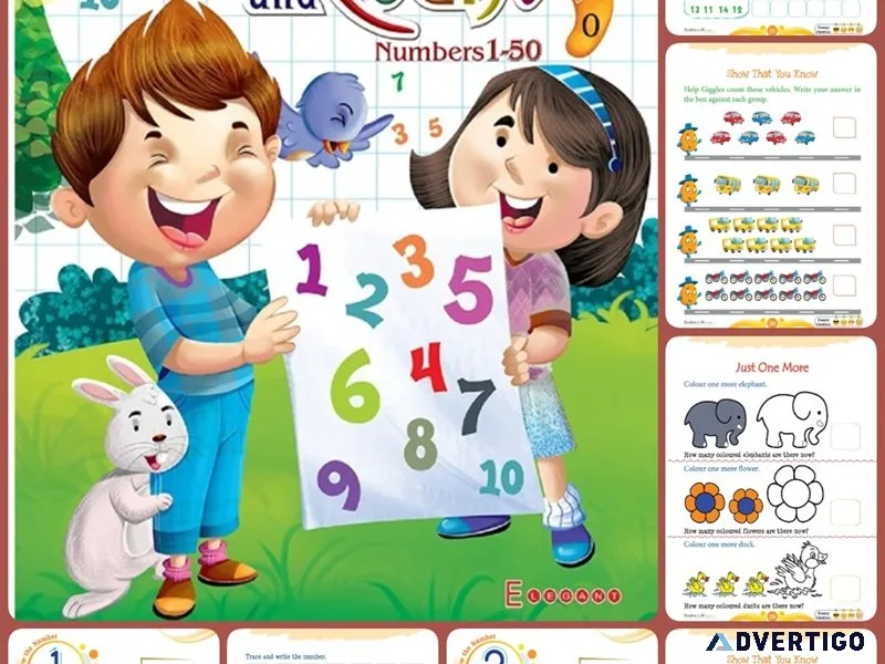 Playgroup maths book for kids - elegant publishers