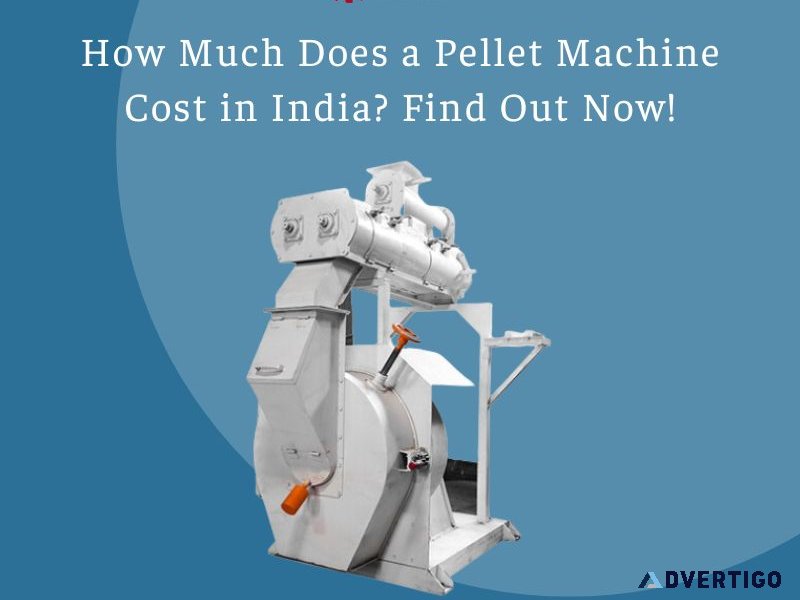 How much does a pellet machine cost in india? find out now