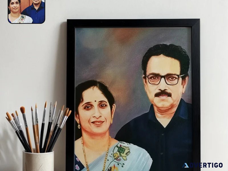 Transform your memories with acrylic portrait painting