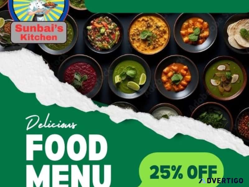 Best hygienic indian food , pune| sunbai s kitchen