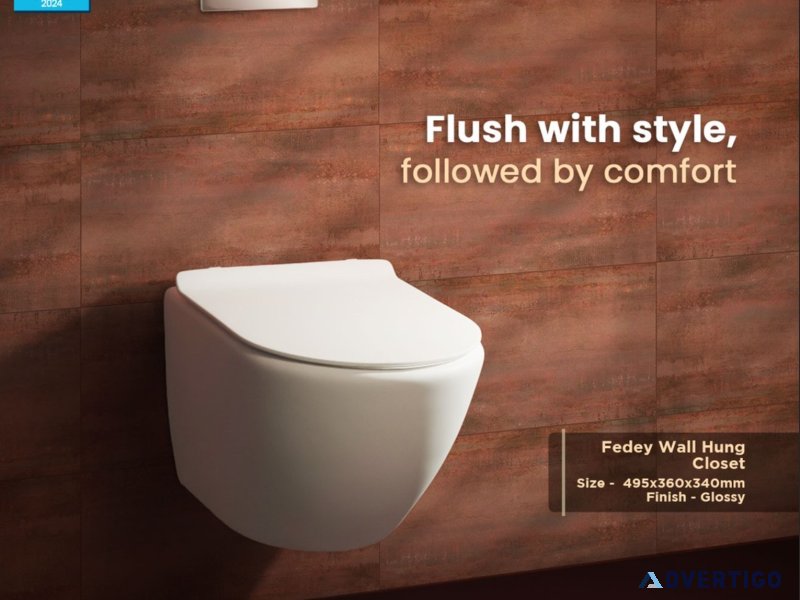 Johnson bathrooms fedey wall hung european closet