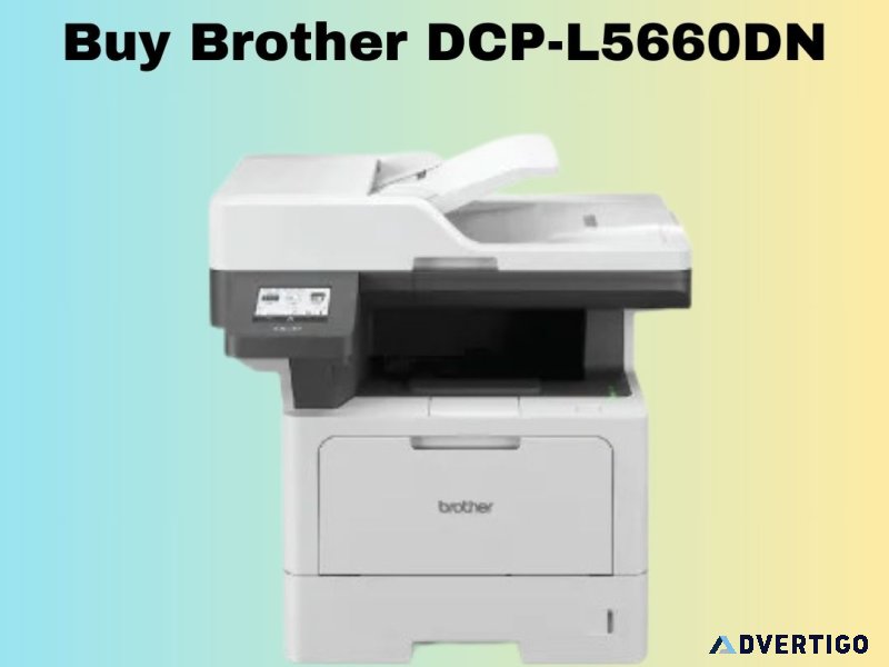 Brother dcp-l5660dn – boost office productivity with laser speed