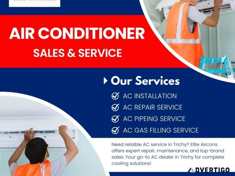 Elite aircons – your trusted ac service center in trichy