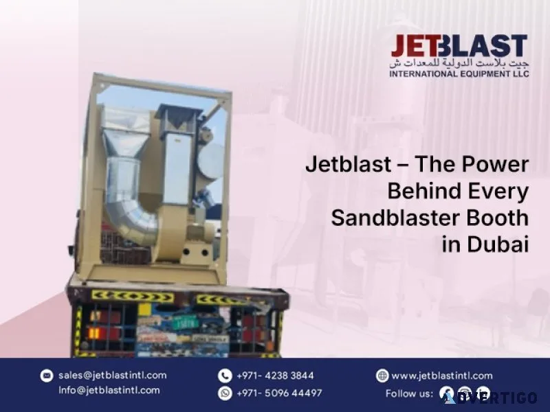 Jetblast – sandblaster booth in dubai