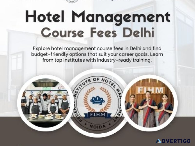 Affordable hotel management course fees in delhi