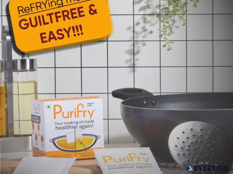 ♻️ don’t toss that oil — purifry it