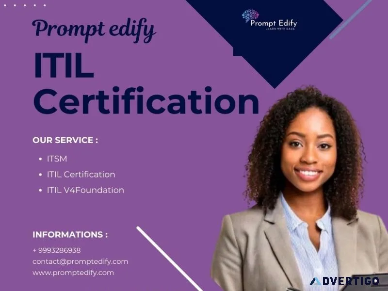 Itil certification in botswan itil v4 foundation at prompt edify