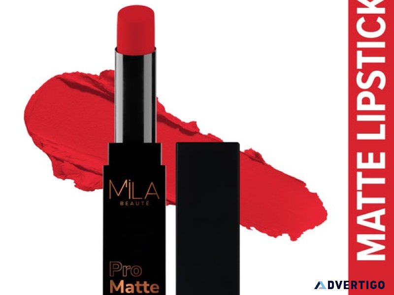 Matte lipstick – creamy, beautiful & long-lasting colour