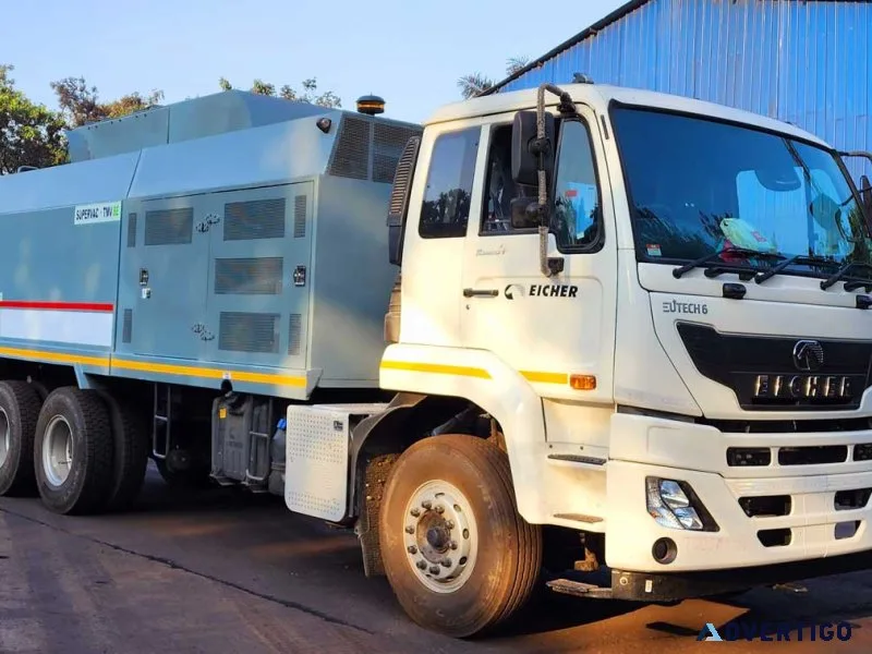 Truck mounted cleaning equipment in india