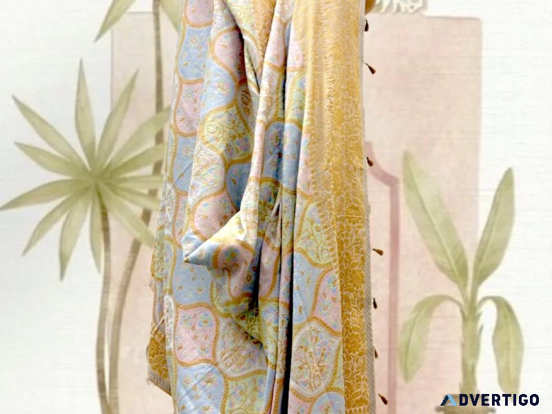 Graceful handloom silk dupattas for every occasion