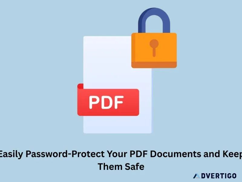 Easily password-protect your pdf documents and keep them safe