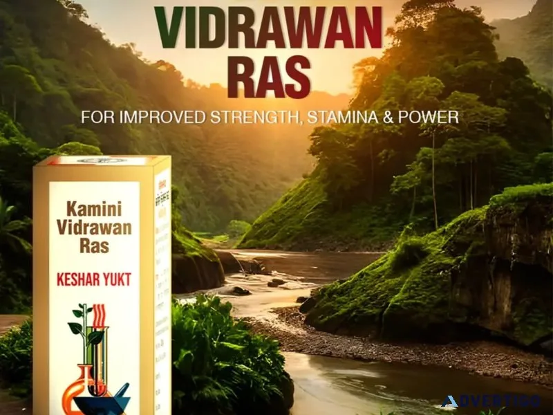 Boost vitality with baidyanath kamini vidrawan ras – natural ayu