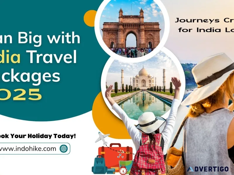 Book india travel packages for 2025 adventures