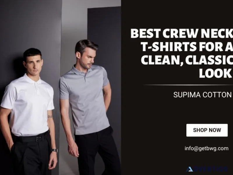 Best crew neck t-shirts for a clean, classic look | supima cotto
