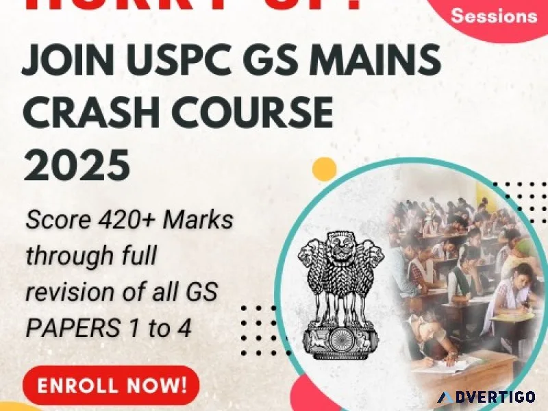 Upsc mains crash course 2025