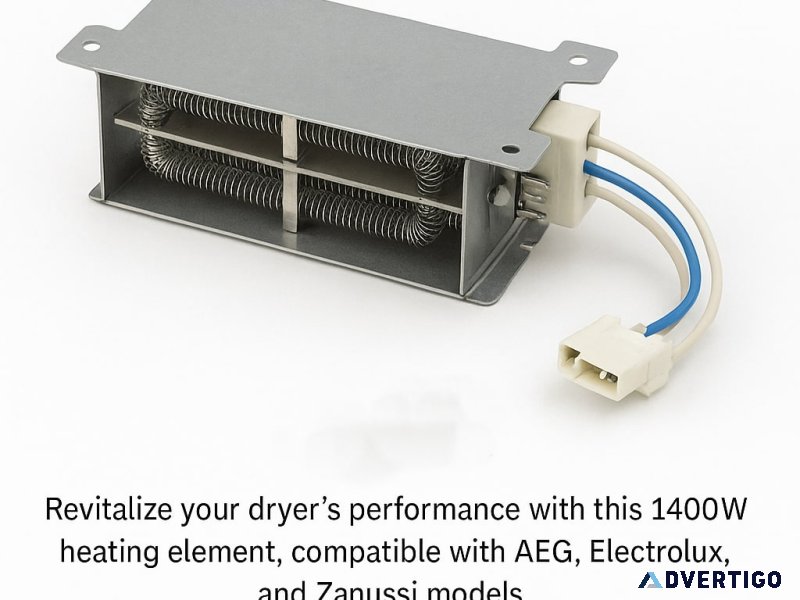 Aeg/electrolux/zanussi dryer heating element – 1400w replacement