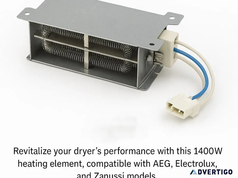 Aeg/electrolux/zanussi dryer heating element – 1400w replacement