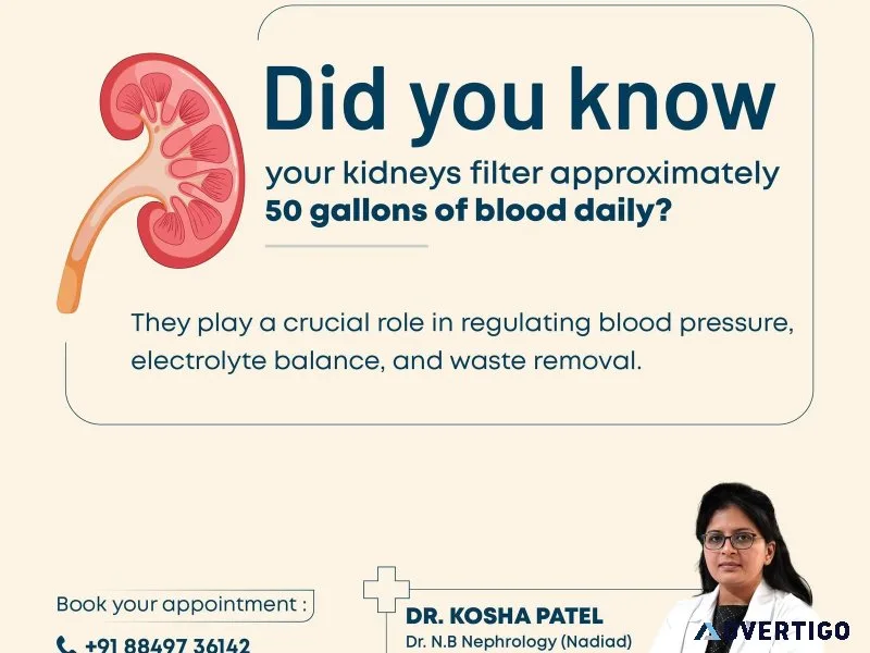 Leading nephrologist in ahmedabad – dr kosha patel