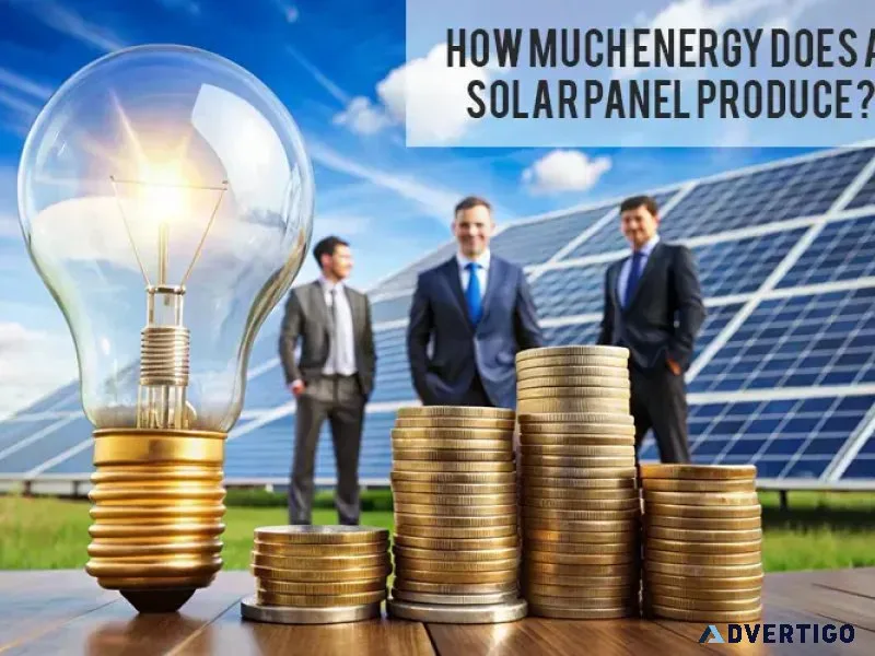 How much energy does a solar panel produce? - kcp solar