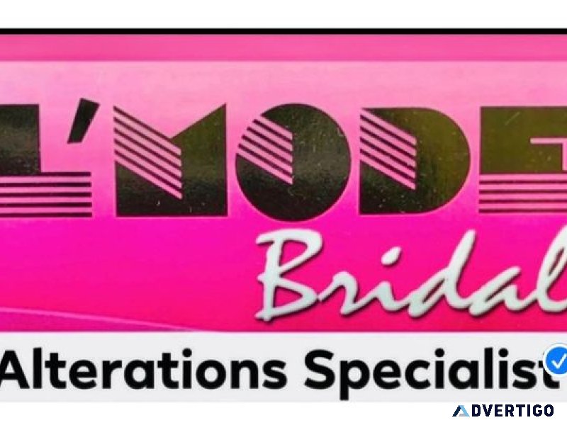 L’mode bridal alterations specialist