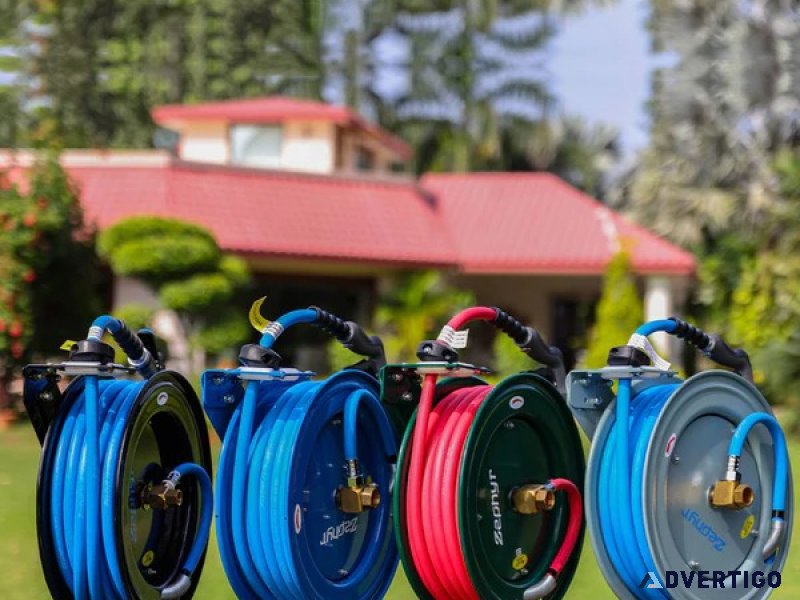 Find the best garden hose reel for easy storage and care