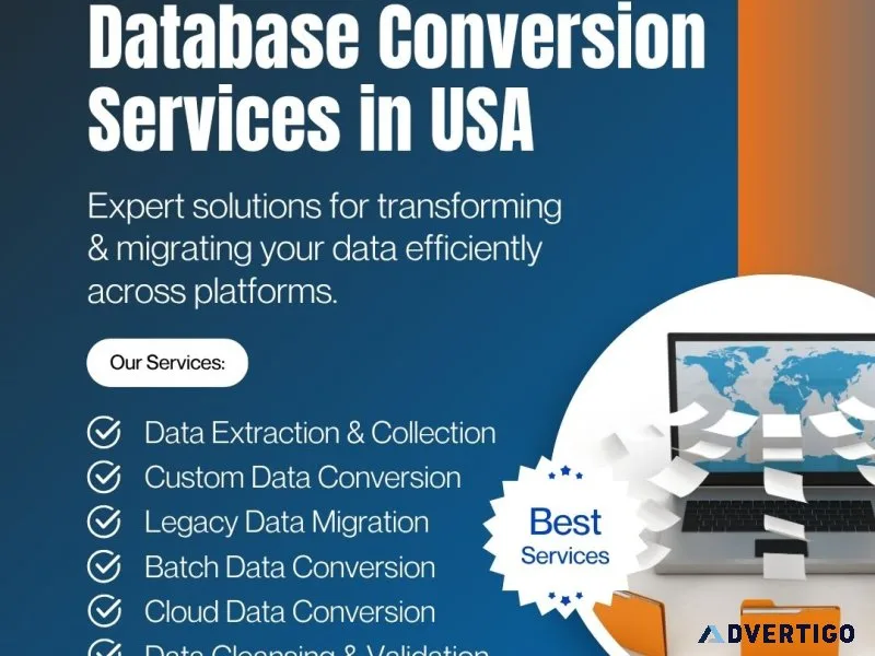Database conversion services in usa: boost accuracy & efficient