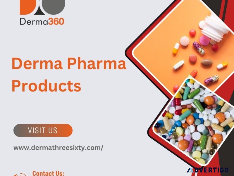 Top-quality derma pharma products by derma three sixty