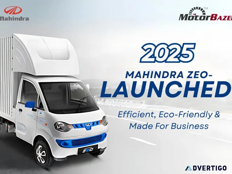 2025 mahindra zeo launched