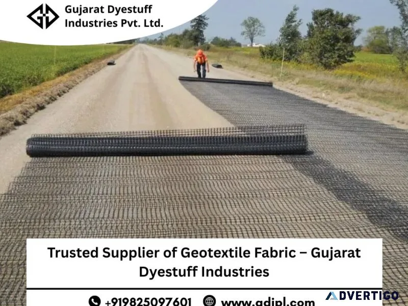 Trusted supplier of geotextile fabric – gujarat dyestuff industr