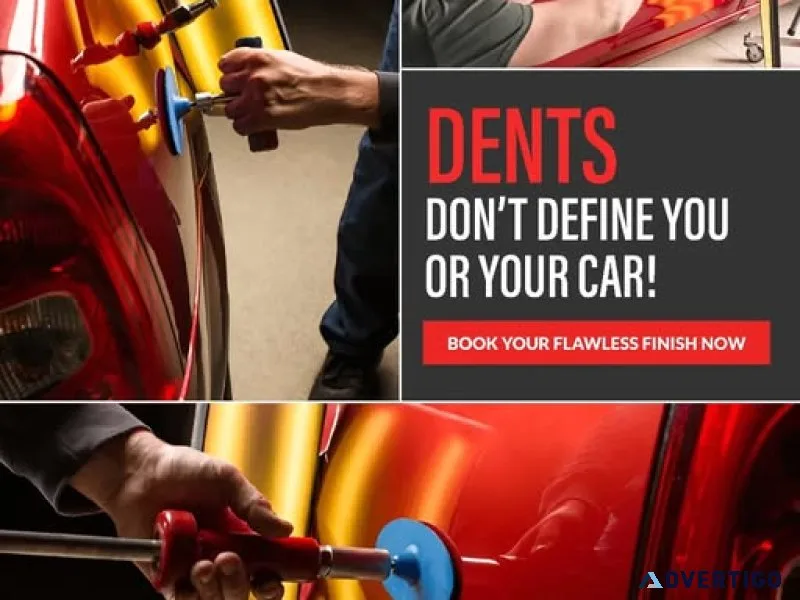 Revive your car’s elegance with premium dent and paint work at w