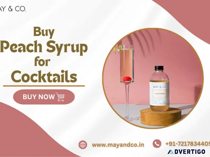 Shop peach syrup for classic & modern cocktails