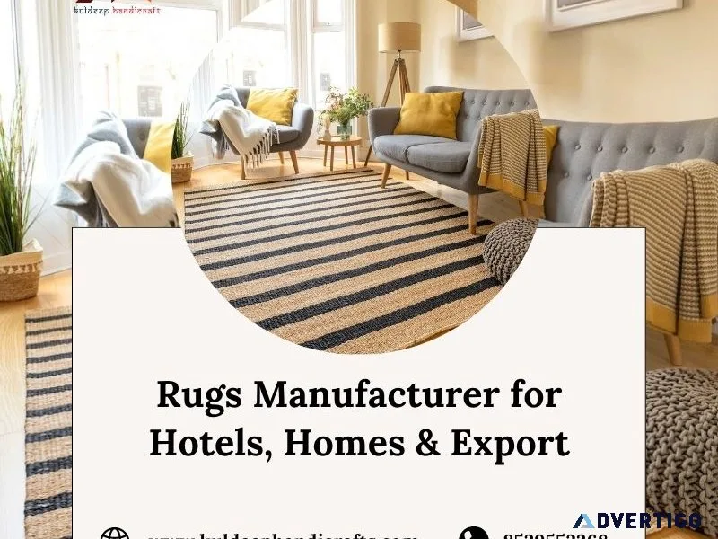 Rugs manufacturer for hotels, homes & export