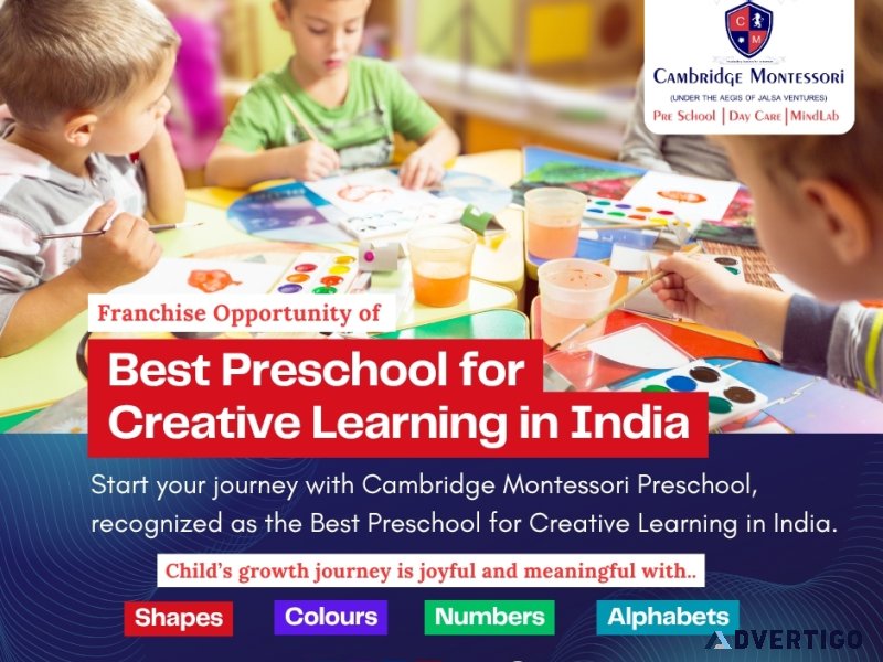Best preschool for creative learning in india | pre school franc