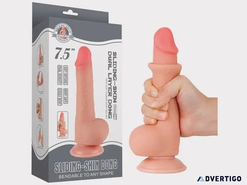 Buy sliding skin ultra realistic dildo call 9836794089