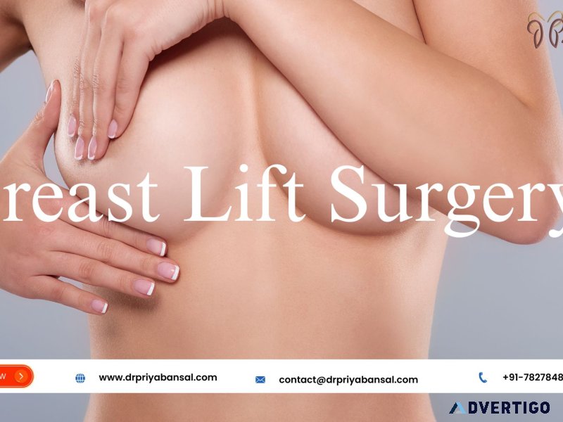 Dr priya bansal performs breast lift surgery to achieve youthfu