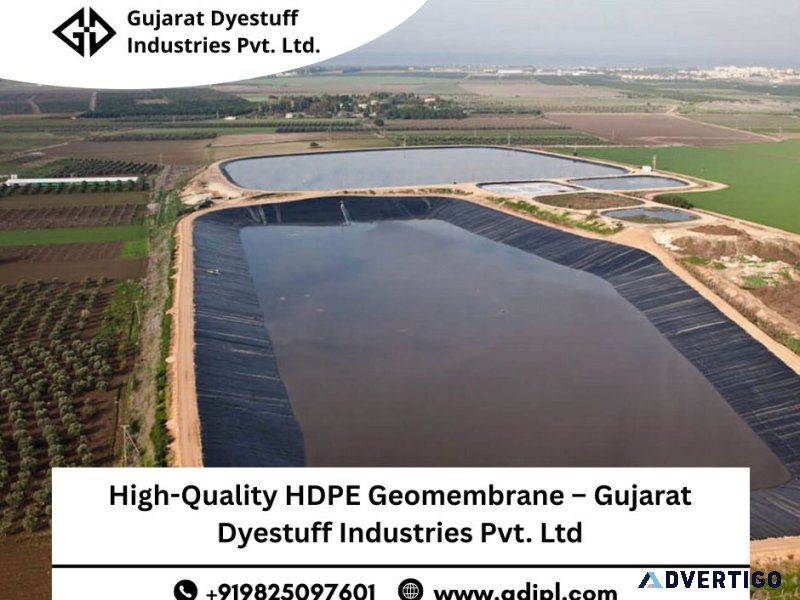 High-quality hdpe geomembrane – gujarat dyestuff industries pvt