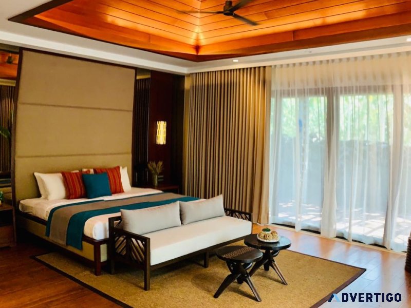 Luxury bamboo villa stay at the farm – wellness retreat