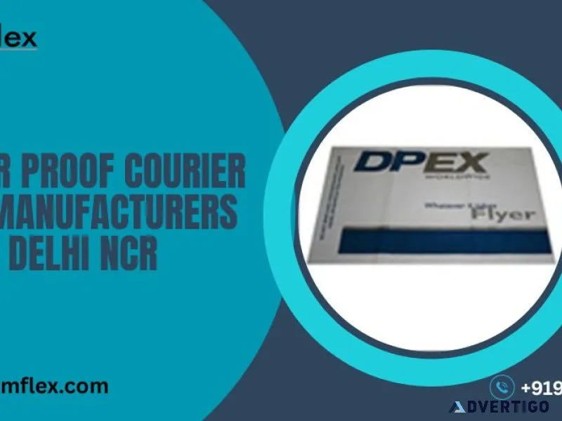 Tamper proof courier bags manufacturers in delhi
