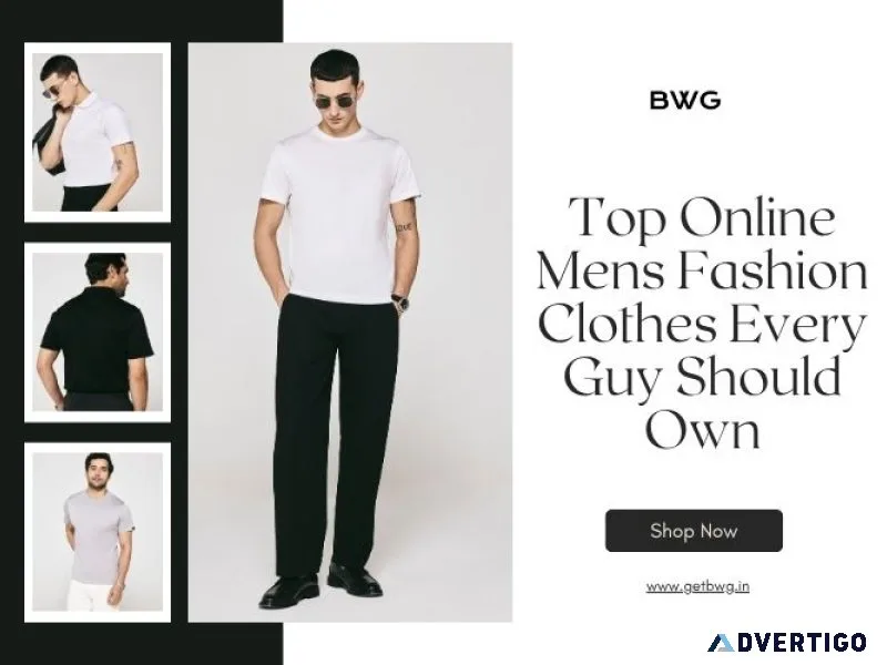 Top online mens fashion clothes every guy should own