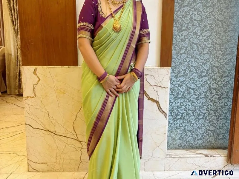 Celebrate tradition with pure gold lace mysore silk sarees from