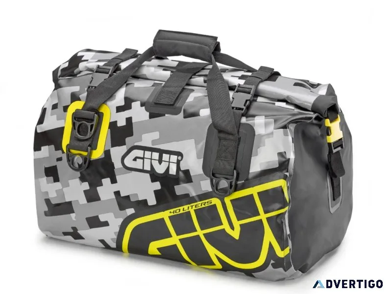 Durable & versatile givi cargo bag for secure motorcycle storage