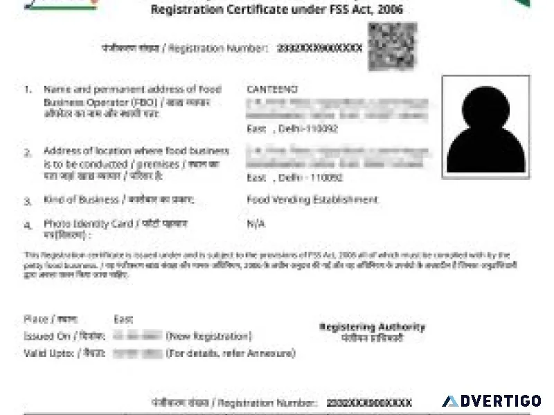 Fssai certificate agent | fostac certificate agent