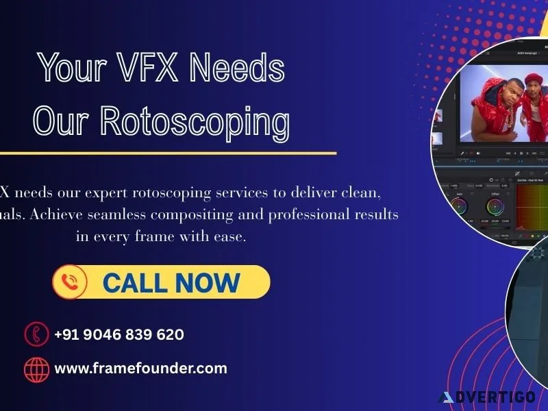 Expert rotoscoping services for animation studios